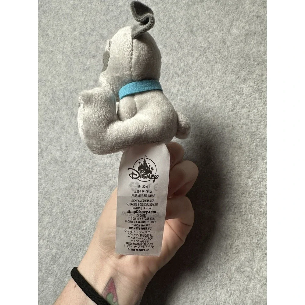 Disney Tiny Big Feet Soft Toy Plush Rare Collectable Pocahontas Percy Grey Dog